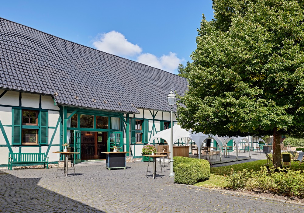 Hofgut Mappen, courtyard, courtyard, architecture, barn, garden, space for events, reception